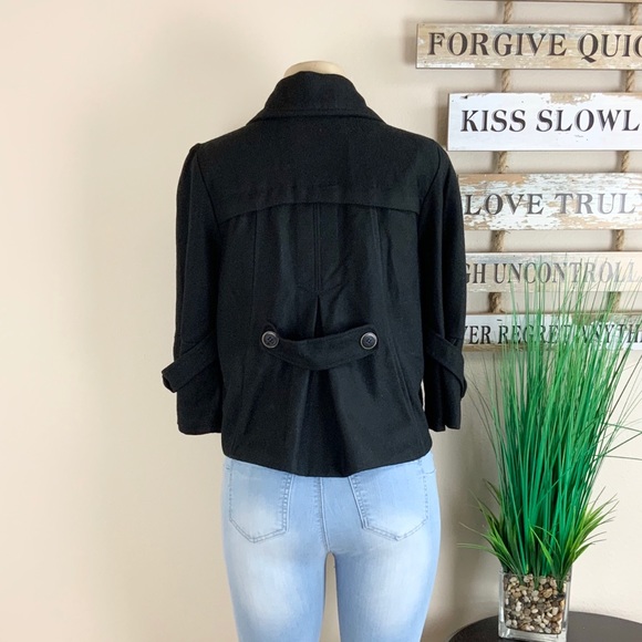 MARCELLE RENEE | Cropped Pea Coat - Picture 9 of 9